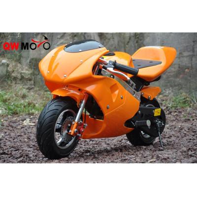 China QWMOTO CE 50CC Mini Kids Pocket Gas Powered Bike For Sale QWMPB-04A for sale