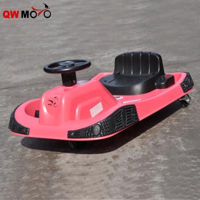 China QWMOTO Hub Motor Drift Trike Mini Electric Go Kart 360 Motorized Trike 200*50 & Rear central unit for sale