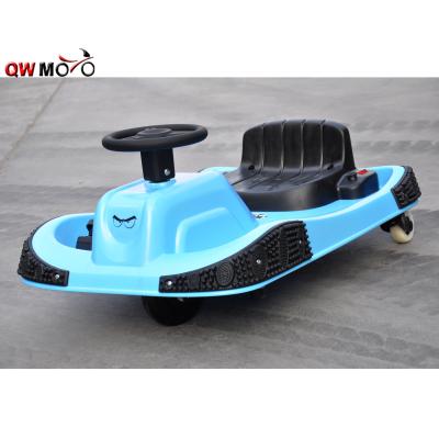 China Newest Designed QWMOTO CE Mini Go Kart 100w Electric Go Karts Caster Rear Wheel for sale