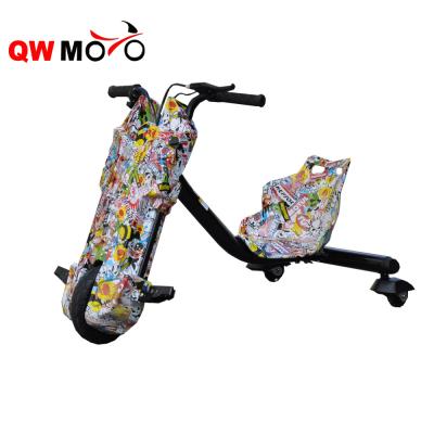 China Toys New Colors Water Transfer Printing 100w 3 Wheels Electric Scooter Kids Sports Drift Bike for sale