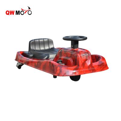 China QWMOTO Manufacturer Colorful Electric Mini Go Kart 100w Electric Scooter For Kids Toys With CE, EN71 Tubeless Caster Wheel for sale