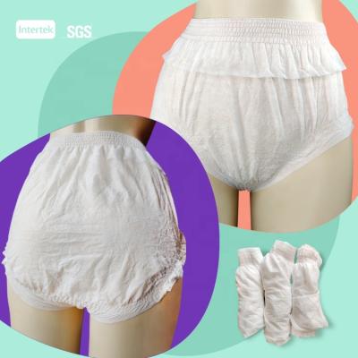 China Antibacterial High Quality Hospital Well Fit Disposable Sanitary Napkin Menstrual Underwear Maternity Underwear for sale