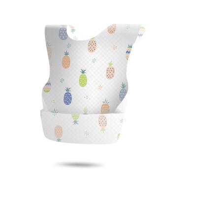 China Disposable Skillful Design Disposable Baby Eating Bib Child Disposable Bib for sale