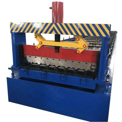 China Hotels Galvanized Metal Floor Deck Tile Making Machinery for sale