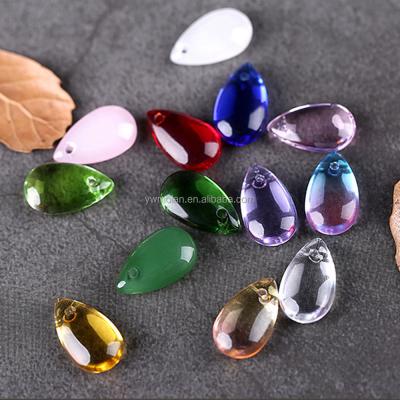 China Beads For Jewelry Making DIY Crafts 8x14mm Solid Color Lampwork Teardrop Waterdrop Glass Beads Pendant Lot For Jewelry Making DIY Crafts for sale