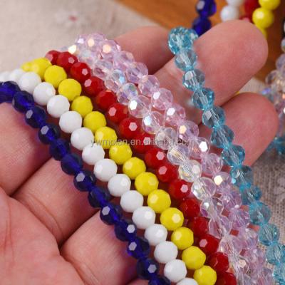 China Beads For Jewelry Making DIY Crafts Round 32 Facet Cut Ball Solid Colors 3/4/6mm 8mm 10mm Faceted Lot Crystal Glass Loose Spacer Beads For Jewelry Making DIY Craft for sale