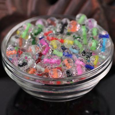 China Beads For Jewelry Making DIY Crafts String Coated Glass 6x4mm 8x6mm Rondelle Faceted Loose Spacer Beads For Jewelry Making DIY for sale