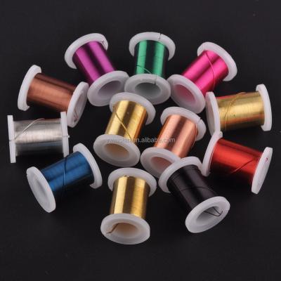 China Beading Loom Soft Copper 1.0mm Metal Roll 0.3mm 0.4mm 0.5mm 0.6mm 0.8mm Wire 12 Crafts Beading Wires Jewelry Cord Connector for sale