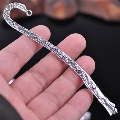 China Fashionable Jewelry Findings 8-15cm Tibetan Silver Gold Metal Curved Pins Charms Findings Different Shapes DIY Necklace Jewelry Making Findings for sale