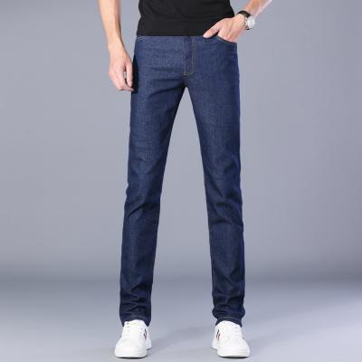 China Fengdu Autumn and Winter Men's Style Comfortable Warm Blue Casual Men's Breathable Breathable Jeans for sale