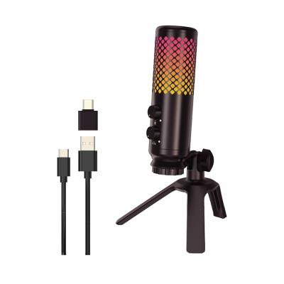 China Professional Handheld Condenser Gaming Microphone Podcast Microphone Professional USB Game for sale