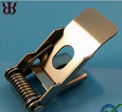 China Custom Lighting Metal Springs Flat Clip Industrial , Spring Retaining Clips for sale