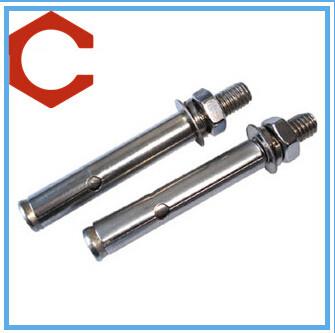 China Round Head Expansion Anchor Bolts 30mm - 350mm Passivation Precision Machining for sale