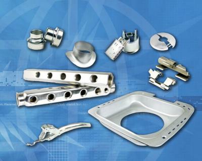 China Deep Drawn Cold Stamping Stainless Steel Parts Customized Size / Color for sale