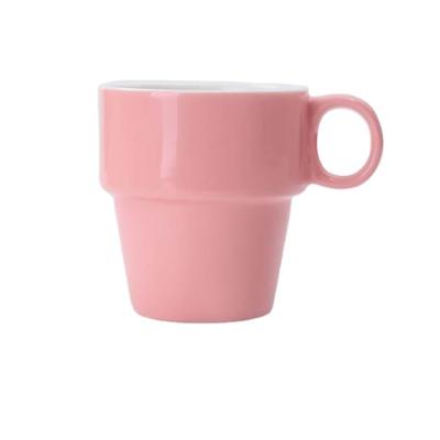 China Wholesale Capacity Sustainable Moroccan Ceramic Mug Style 270ml Porcelain Mugs Tea Cups And Mugs Coffee for sale