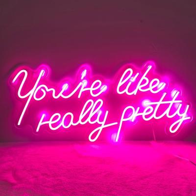 China Other Acrylic Cut Out Neon Lights You're Like Really PARTy12v Powered Wedding Special for sale