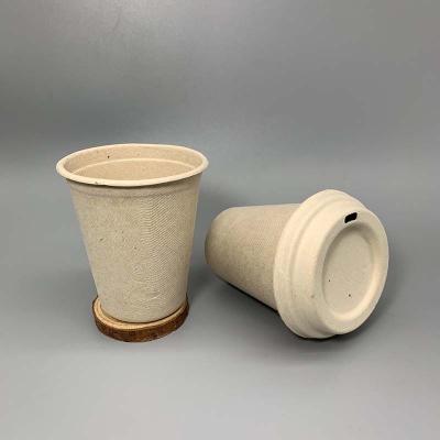 China Eco - Friendly Food Grade Custom Printed Compostable And Biodegradable Bagasse Coffee Disposable Cold Drink Cups for sale