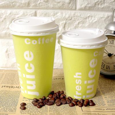 China Thermal Insulation Disposable Compostable Biodegradable Foam Paper Cups For Hot And Cold Drinks With Lid for sale