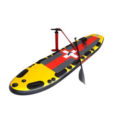 China PVC & EVA & Drop Stitch FAVORITE 2019 Hot Selling 12' PVC Inflatable Rescue Sup Stand Up Paddle Board for sale