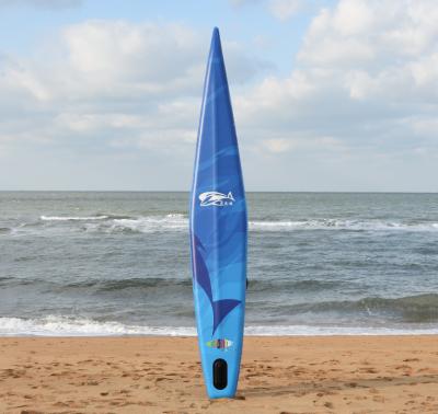 China PVC & EVA & Drop Stitch FAVORITE Inflatable Race Paddle Board With Removable Fins Race Sup Board Isup for sale