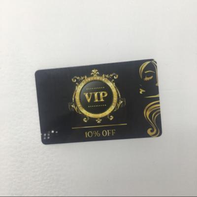 China PVC PVC plastic business VIP discount card,point loyalty card for Beauty and Hair Salon for sale