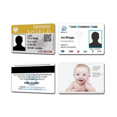 China Full Color Preprinted PVC Photo ID Card Cards for sale