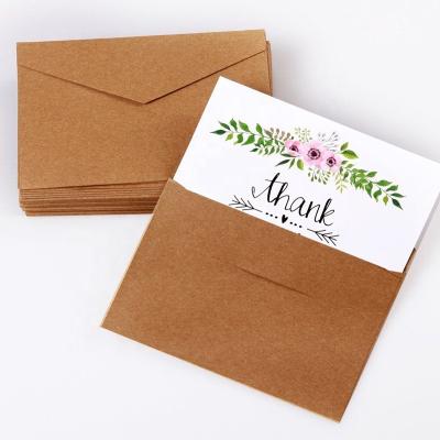 China Europe Factory Directly Sells Customized Wholesale OEM Printing Diy Greeting Thank You Cards for sale