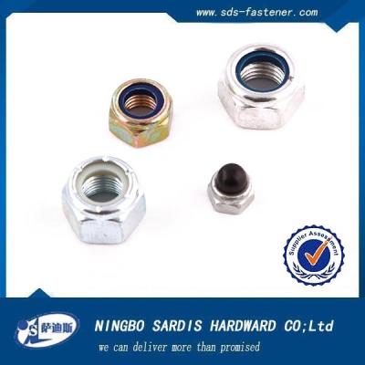 China & C1022; & Q235; & Q195; & SS304; & SS316; copper & Aluminum made in china nylon insert lock nut LM003 for sale