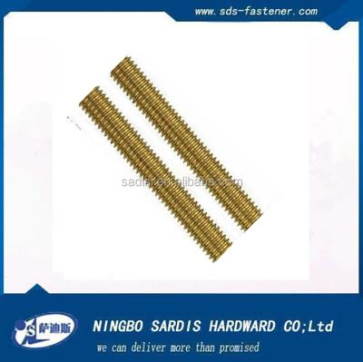 China Machinery Building Industry A193 B7 Solid Brass Wire Rod Stud Bolt And Wire Copper Rod for sale