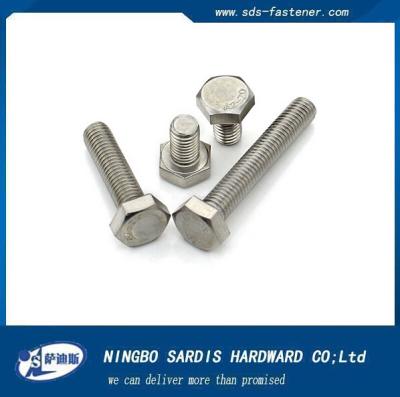 China High quality SS201 China factory ss304 Hot-selling din933 hex bolt for sale