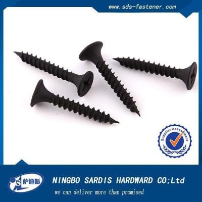 China pan & oval & C.S.K & Bugle & Galvanized Flat Head Truss Phillips Recess Fine Coarse Thread 3.5*25 Drywall Screw Factory for sale