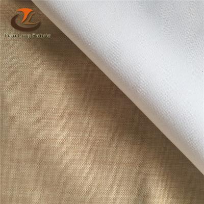 China Hot Sale 3 Pass Anti-Static Polyester Blackout Curtain Linen Fabric for sale