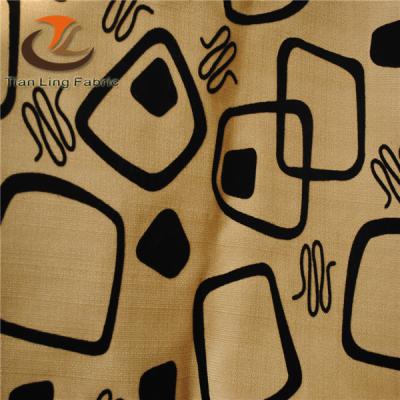 China Alba design flocking flocking fabric for sale