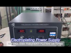 chromium titanium electroplating power supply 300a 60v nickel plating rectifier