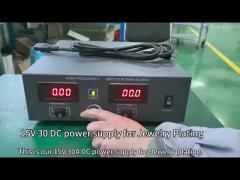 Electroplysis Power Supply 15v 30a Hard Chrome Nickel Zinc Copper Sliver Plating Rectifier