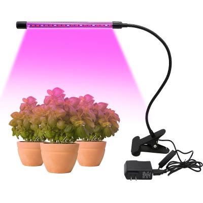 China Seed Starting Full Spectrum DC5V USB Led Grow Light Strips 18W Clip Light Desk Lamps for sale