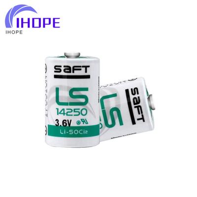 China Saft LS14250 3.6V 1/2 AA 1/2AA automotive electronic lithium battery with newest production date for sale