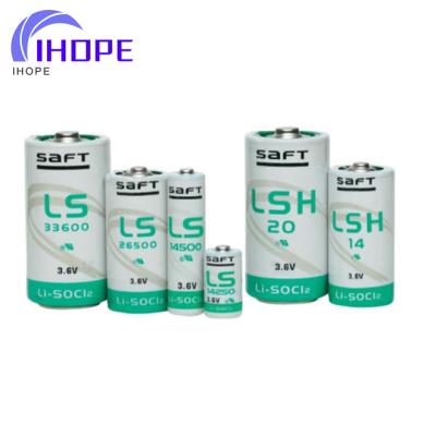 China Professional Primary Electronics 2/3A 3.6V 2.1Ah SAFT LS17330 Lithium Battery On Stock for sale