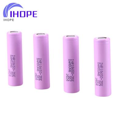 China Power Tools SAMSUNG INR18650-35E 35E 18650 3500MAH 8A Flat Top BATTERY for sale