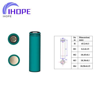 China Machine- the excellent 2500mAh (0.3C, 7.5A) grade 18650 battery for sale