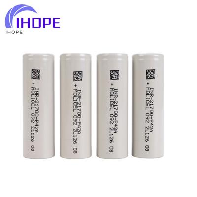 China Machine- Molicel 21700 P42A 4200mAh 45A Battery for sale