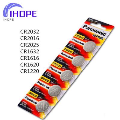 China Running Toys Supply Panasonic CR2032 Lithium 3 Volt Lithium Coin Cell Battery 220mAh for sale