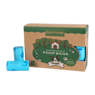 China Promotional Price Viable 24 Eco Friendly Waste Dog Pack Garbage Pet Poop Bags Biodegradable for sale