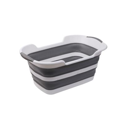 China Modern Furnish Bathroom Laundry Bin 60*40*27.5cm Custom Large Capacity Collapsible Laundry Basket for sale