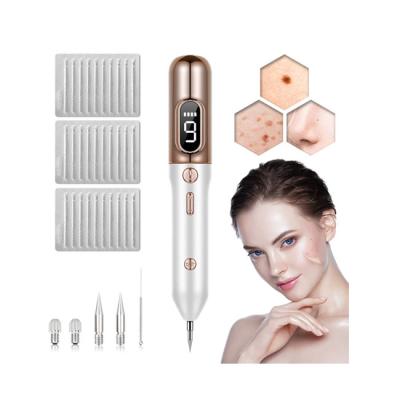 China Black Main Portable Skin Tag Remover Beauty Equipment Multi-speed Adjustable Level Mole Remover Pen for sale