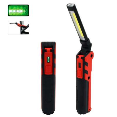 China With hanging hook & Strong Magnet Magnetic Rechargeable Emergency Inspection Lamp Fold COB LED Work Light for sale