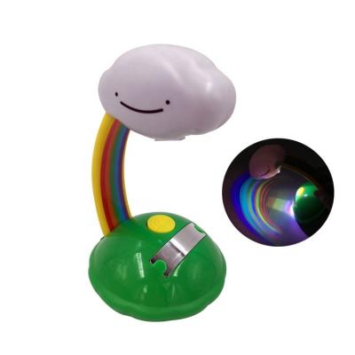 China Party Lights Lucky Rainbow Night Table Lamp Kids Night Light Party Room Decoration Rainbow Projector Lamp From Ningbo Factory for sale