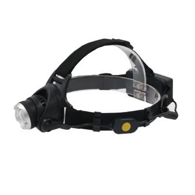 China New Popular Zoom LED Flashlights Adjustable Head Lamp 90 Degrees, 3