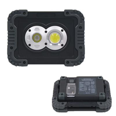 China 10W LED Outdoor Flood Light COB Rechargeable Adjustable Work Light for sale