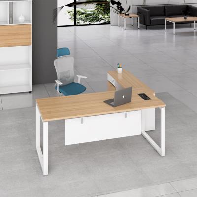 China Factory Price Simple Computer Desk Set Office Steel Table for sale